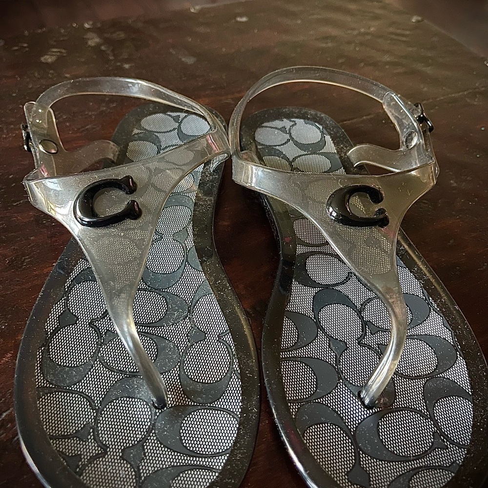 Coach Women’s Jellies Sandals Sz. 6 NWOT #29 - Picture 2 of 6